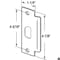 Prime-Line Door Strike, Stainless Steel, Commercial, ASA, Matte Black Finish (Single Pack) U 11450 - alternate 2